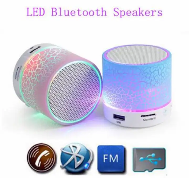 wireless bluetooth speaker with led lights