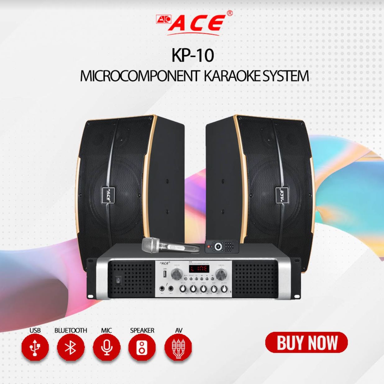 ACE K10 Amplifier and KP10 Micro Component Karaoke System Set Lazada PH