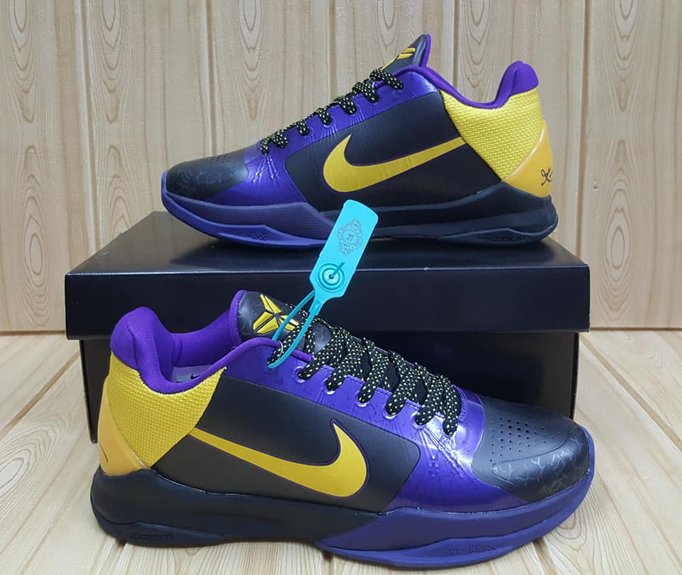 kobe 5 black and yellow