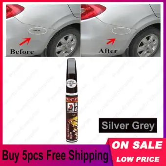 Auto Car Coat Paint Pen Touch Up Scratch Clear Repair Remover Remove Tool Car Scratch Repair Pen Silver Grey
