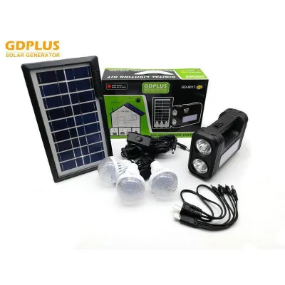 【HOT SALE】 GDlite GDplus GD-8017 new Version Plus Solar Lighting System Kit 1