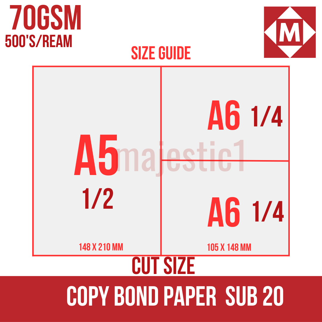 Bond Paper Cut Size A5 A6 Sold Per Rm 70gsm Lazada PH bond-paper-cut-size-a5-a6-sold-per-rm-70gsm-lazada-ph