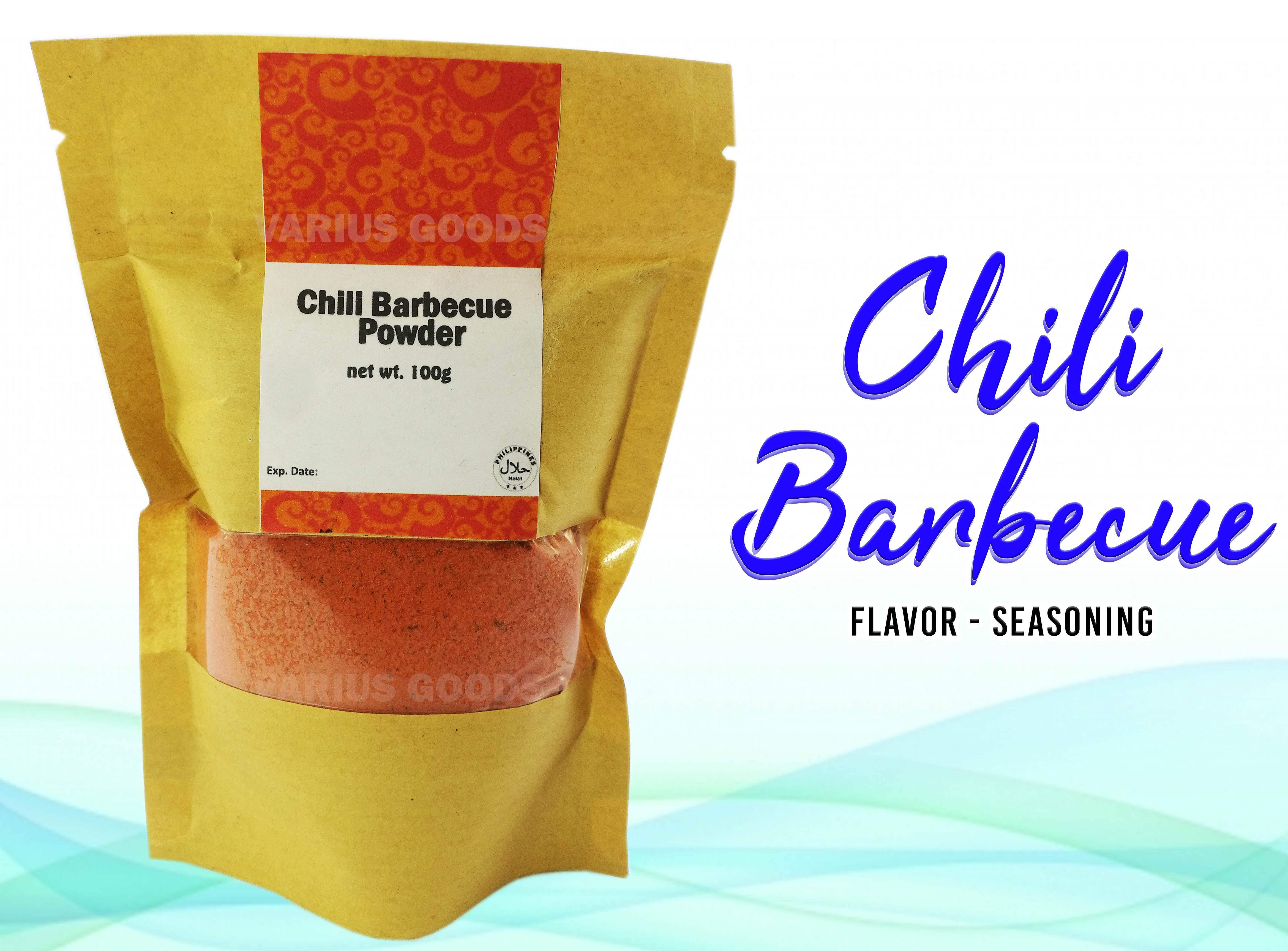 100grams CHILI BARBECUE Flavor Powder for Fries Popcorn Nachos Pizza