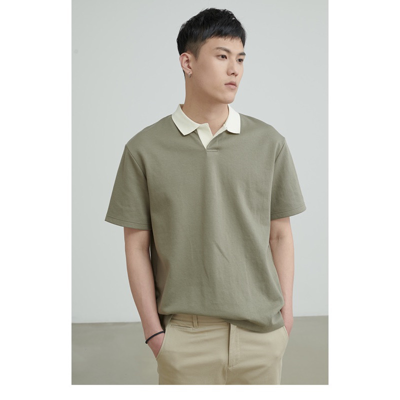 NS New Korean Trending Polo Shirt For Men’s Short Sleeve | Lazada PH
