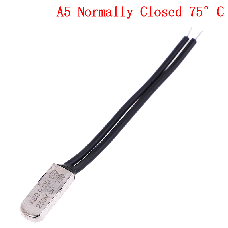 Qcici 1Pc KSD9700 temperature switch thermostat protector normally closed & open