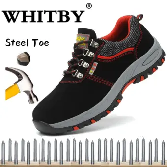women's non slip steel toe shoes
