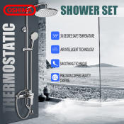 Four Seasons Oshima Stainless Steel Bathroom Set with Handheld Shower