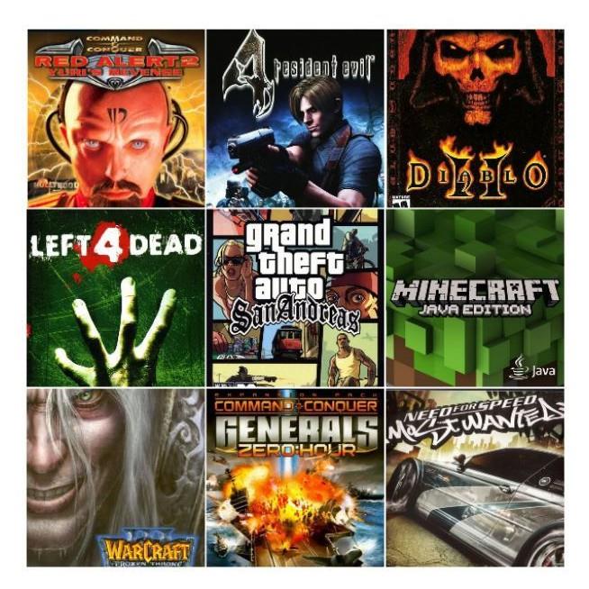 PC Games Collection Games for windows PC games Windows/Laptop/Desktop