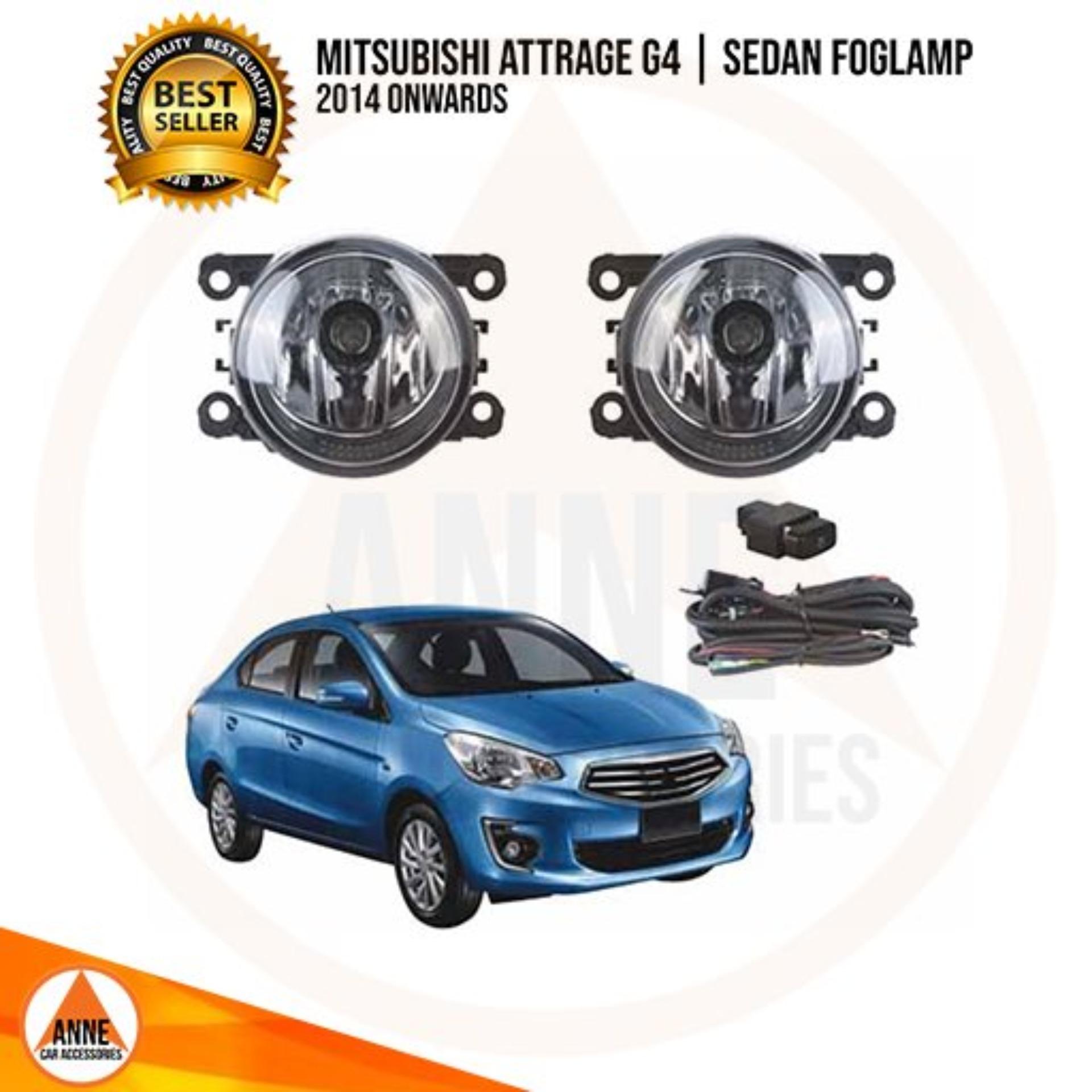 Pentair Foglamp Set Mitsubishi Mirage / Attrage G4 Sedan 2014 2020
