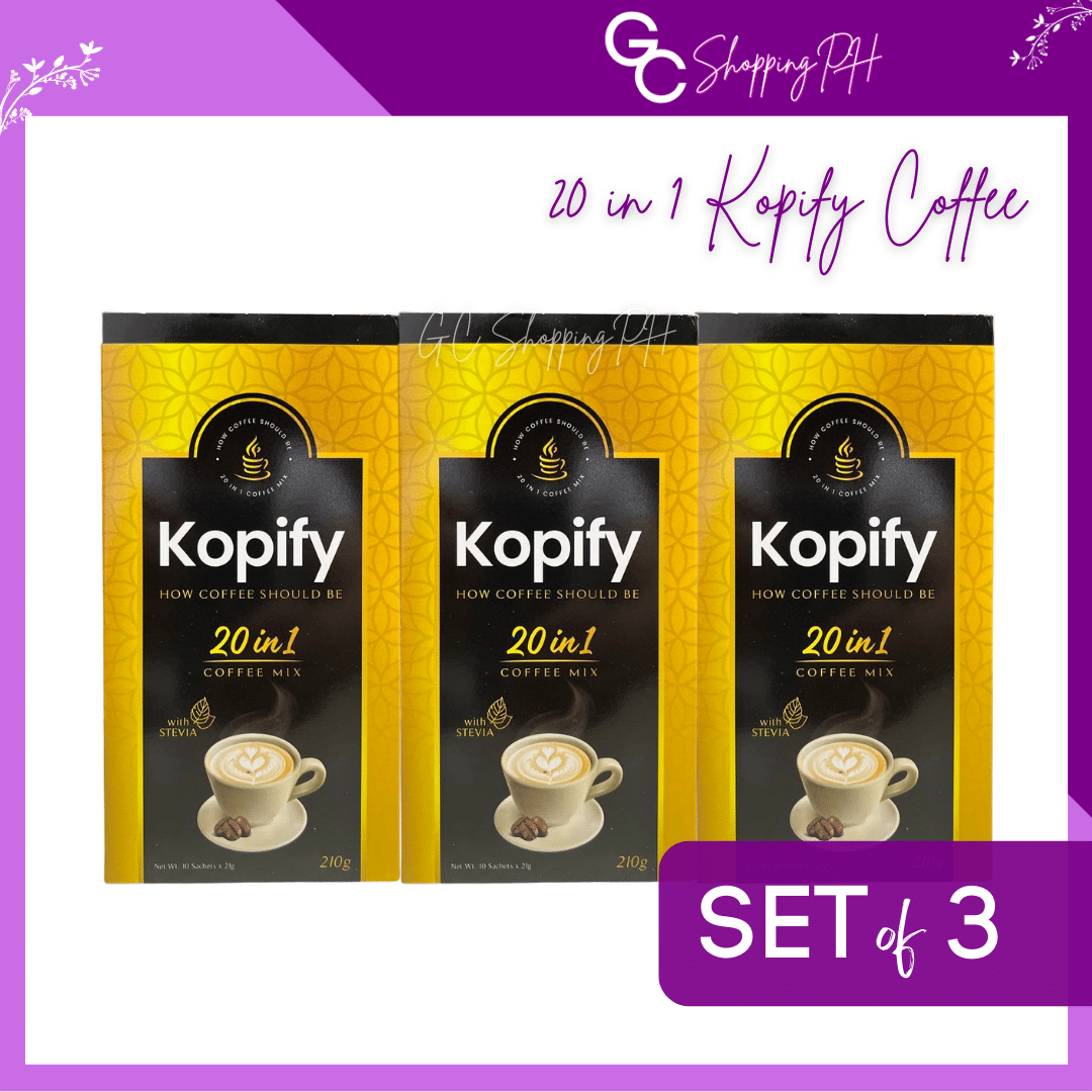 Kopify 20 In 1 Coffee And Choco Detox SET Of 3 Whitening And Slimming kopify-20-in-1-coffee-and-choco-detox-set-of-3-whitening-and-slimming