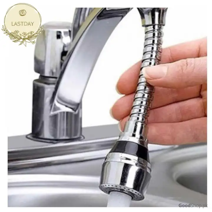 Turbo 360 Flex Sink Faucet Sprayer Flexible Kitchen Double Swivel