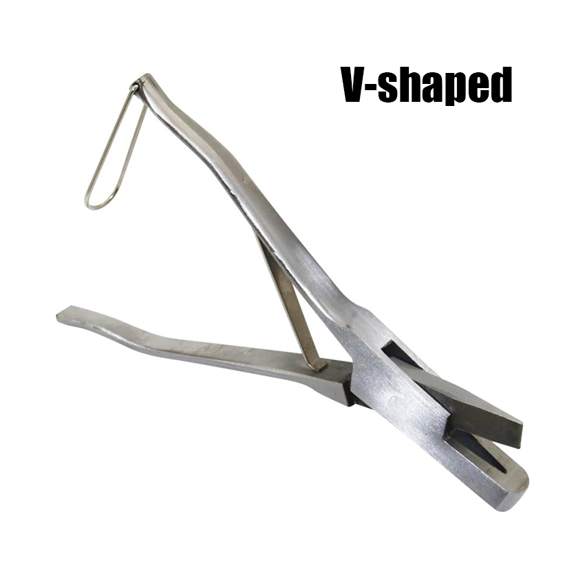 Stainless Steel Pig Ear Notching Plier Vshaped Clamp Uclip Pliers Ear