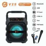 V2S PB601 Bluetooth Speaker with TWS and FM Radio