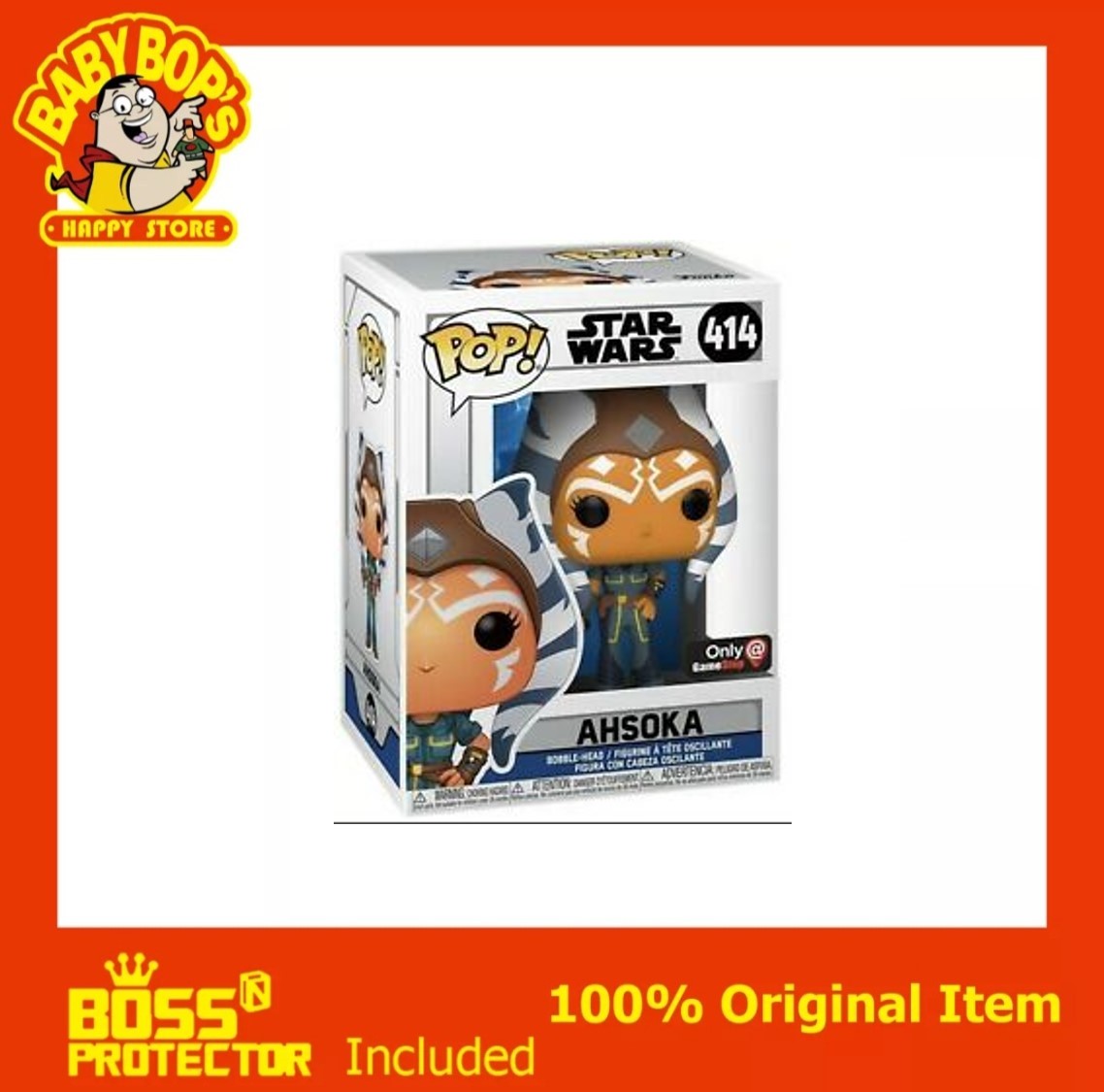 Funko Pop! Starwars Ashoka Vinyl Figure 