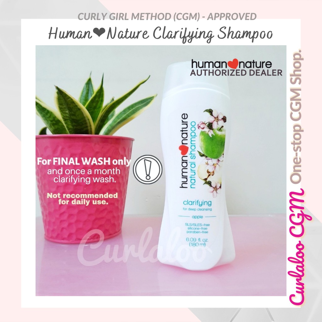 Curlaloo CGM Human Nature Clarifying Shampoo (for Final Wash) Lazada PH