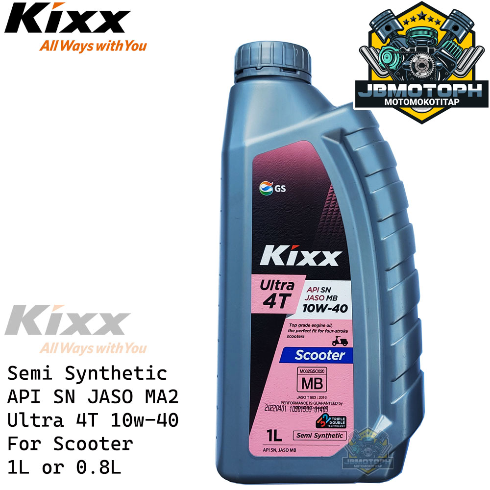 Kixx Engine Oil Scooter Semi Synthetic 10W40 High Performance