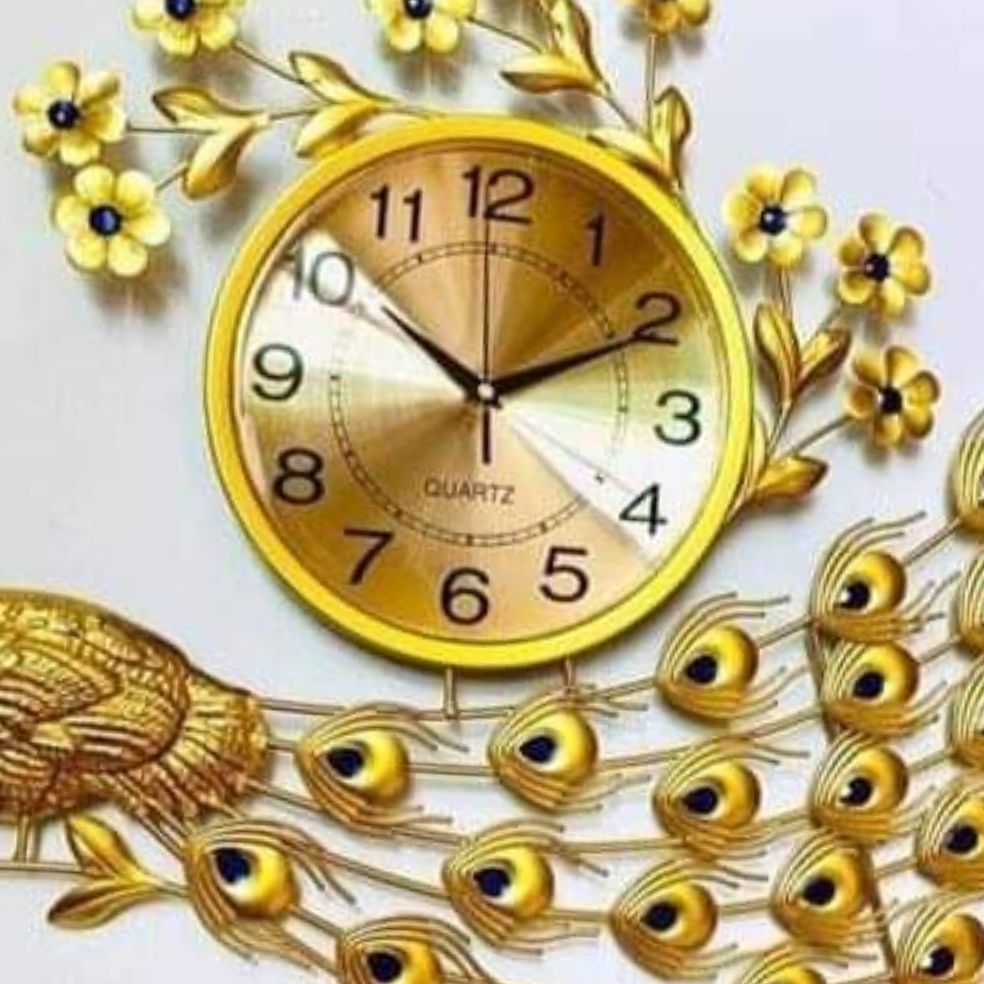 Peacock wall clock Lazada PH