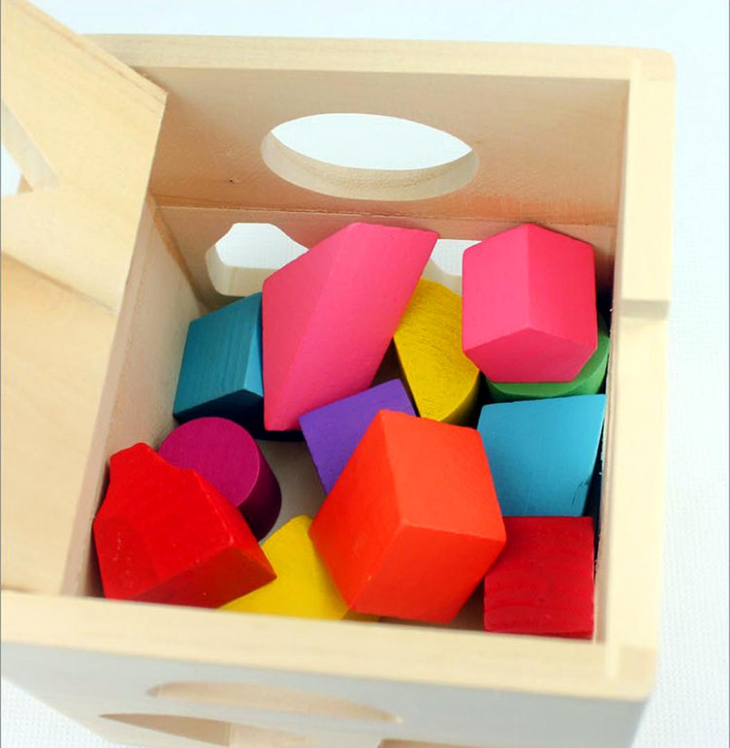 Wooden Shape Sorter Cube Sorting Box Educational and Therapeutic Toy