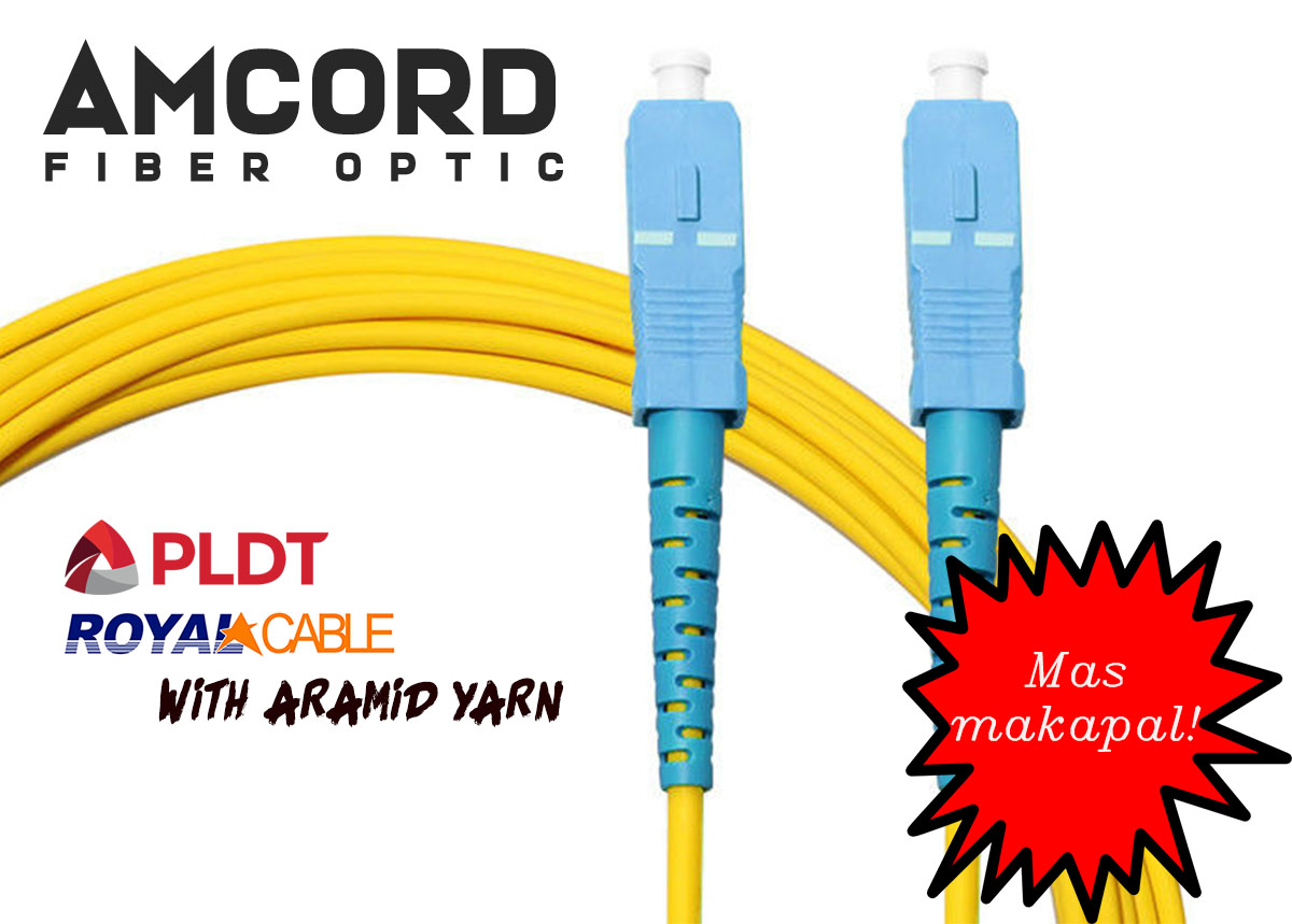 Fiber Optic Patch Cord/Cable PLDT Compatible SCUPC to UPC Blue