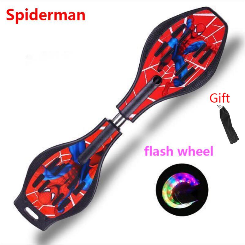 Longboard Skateboard Vitality Board Two Wheel Flash Wheel Swing