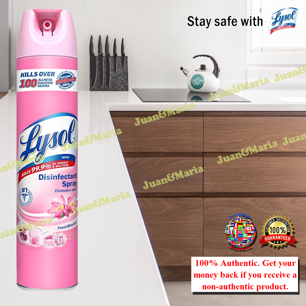 LYSOL SPRAY Fresh Blossom 510G Disinfectant Spray eliminate Odors good