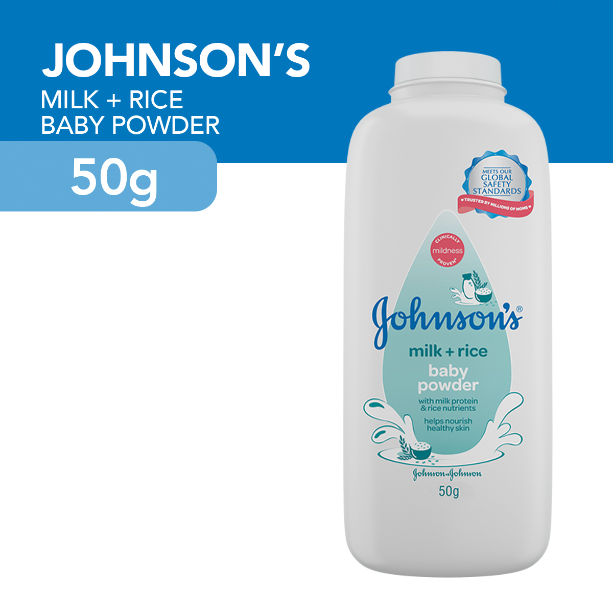 johnson milk and rice baby powder