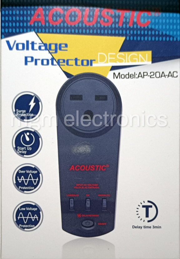 Acoustic Power on Delay, Voltage Surge Protector for AIRCON, AP20AAC