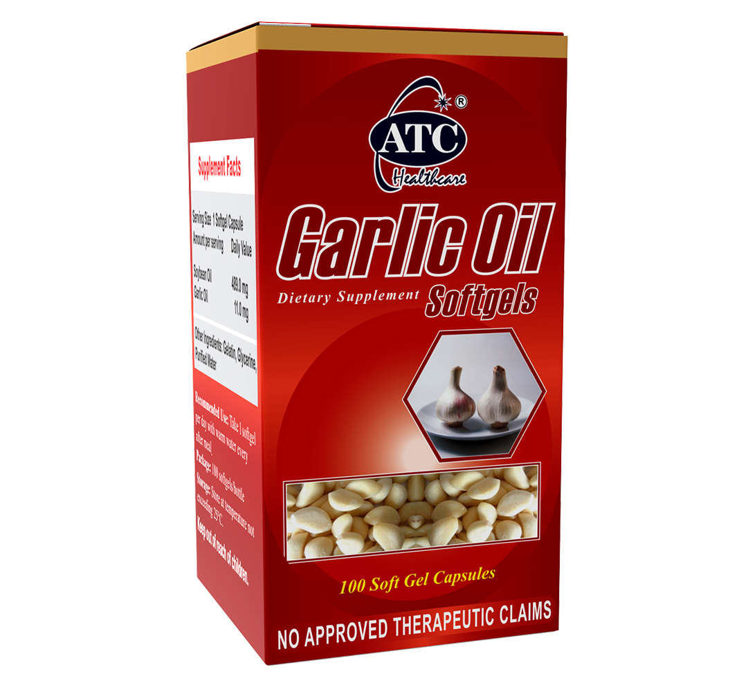 ATC Garlic Oil 500mg x 100's Soft Gel Lazada PH