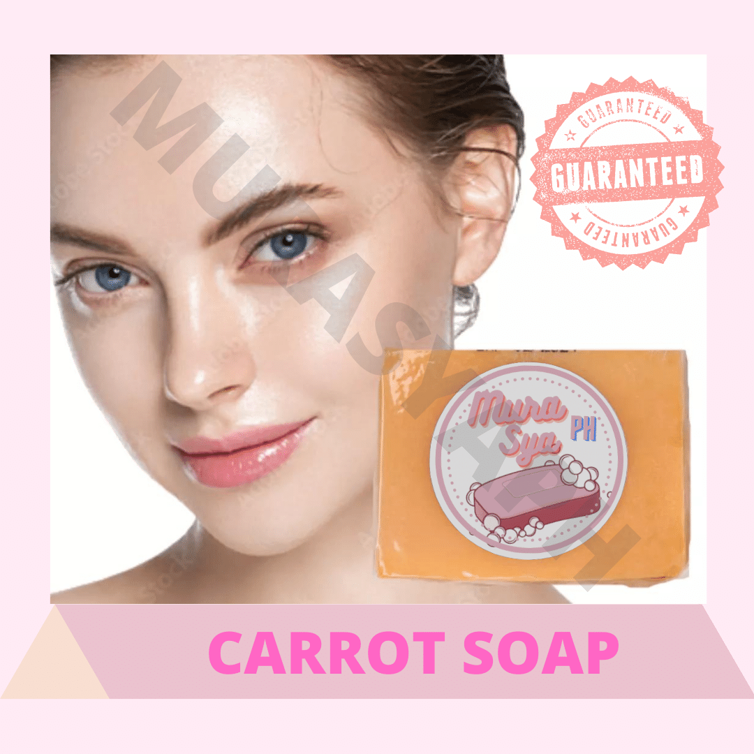 [ 100 ORGANIC WHITENING CARROT SOAP ] Whitening Soap Pimple Scars