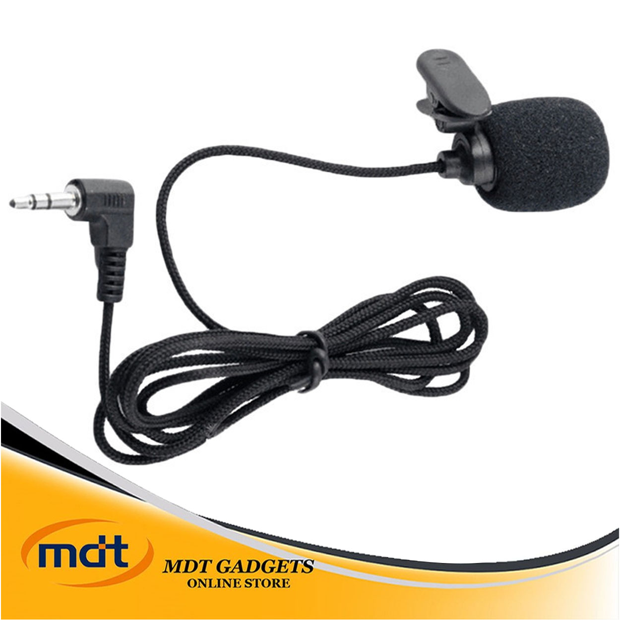 3.5mm Jack Handsfree Speeching Microphone External Clipon Lapel