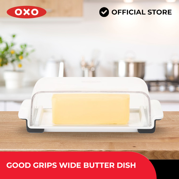 OXO Good Grips Wide Butter & Cream Cheese Dish, White