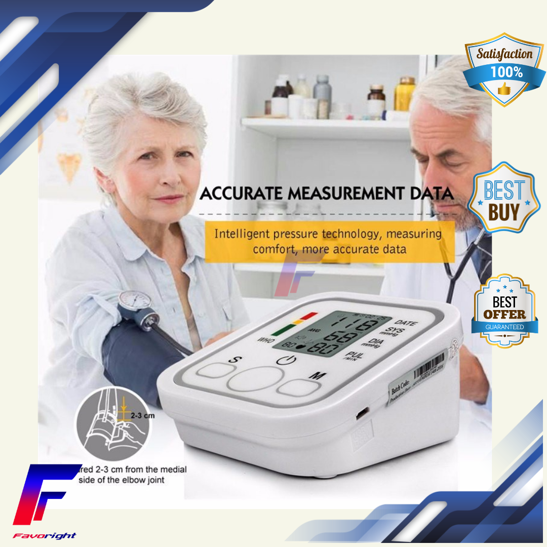 [Favoright] Intelligent Digital Blood Pressure Monitor Kit Automatic ...