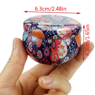 [Mimar] xuyongming Scented Candle Empty box Natural Tin Can Home Decoration Outdoor Candy Gift