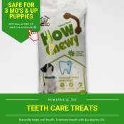 Howbone How Chewy Tubular Bone Dog Treats for Dental Health