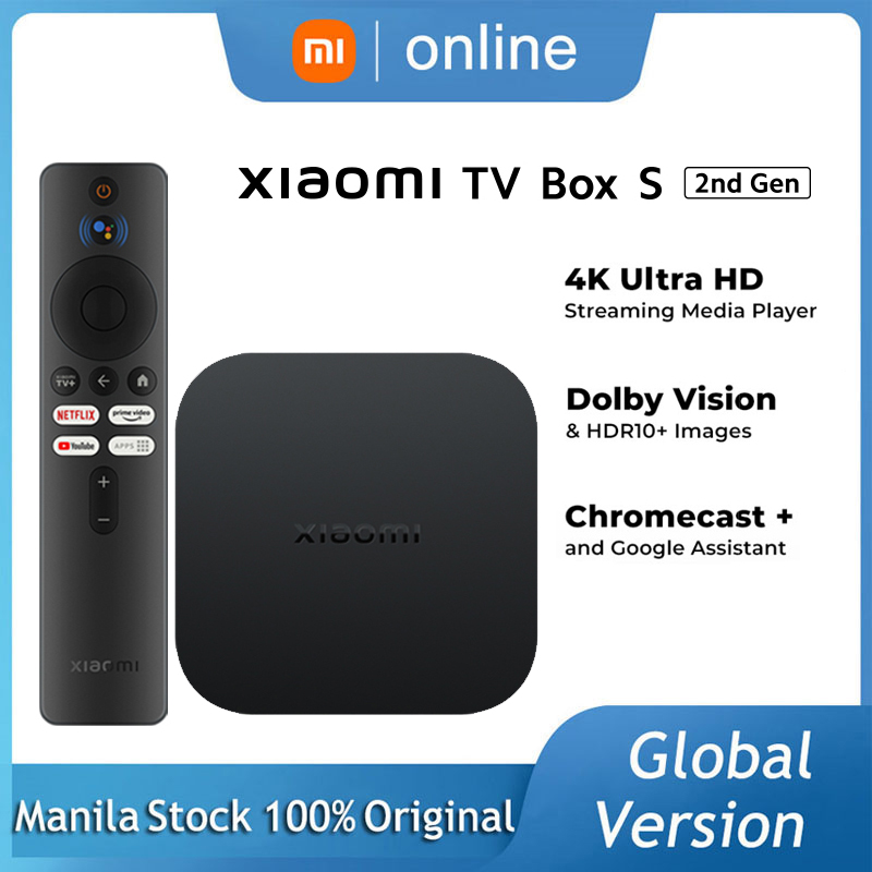  Xiaomi TV Box S (2nd Gen) 4K Ultra HD Streaming Media