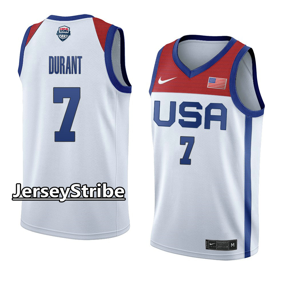 ˉoriginal Nba Men S Jersey Team Usa 7 Kevin Durant Basketball 21 Tokyo Olympics Jeyseys Navy Blue White Lazada Ph