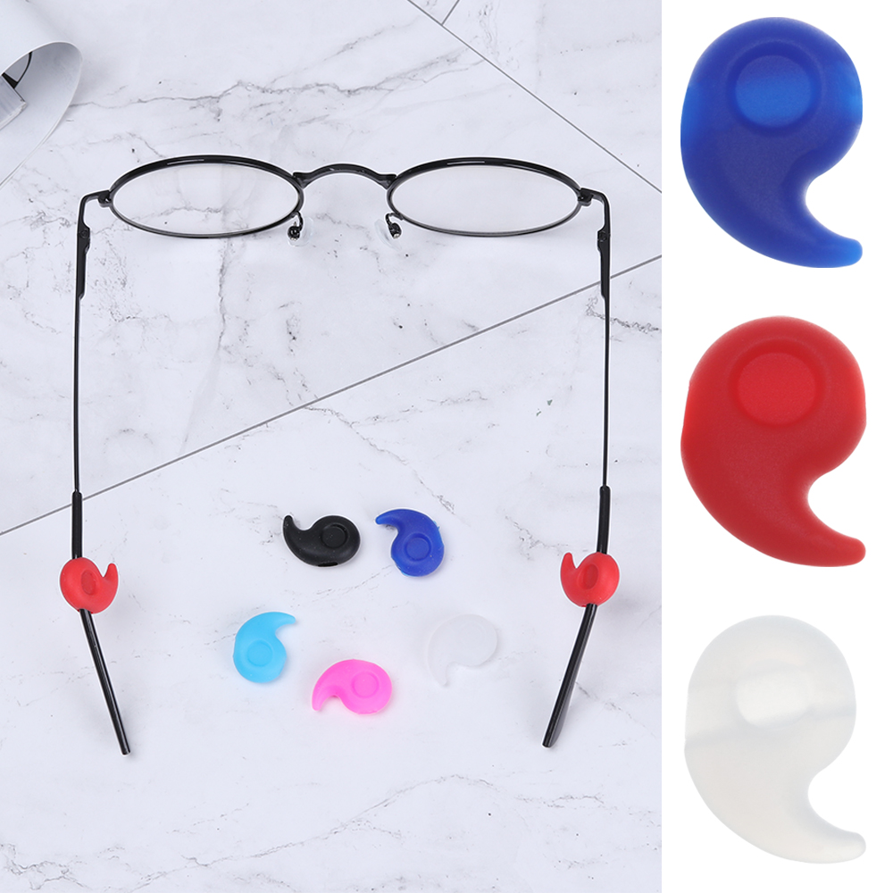 NQMODL SHOP High-quality Anti Slip Eyeglasses Accessories Soft Silicone Temple Holder Sports Temple Tips Fixed Leg Grip Glasses Ear Hooks