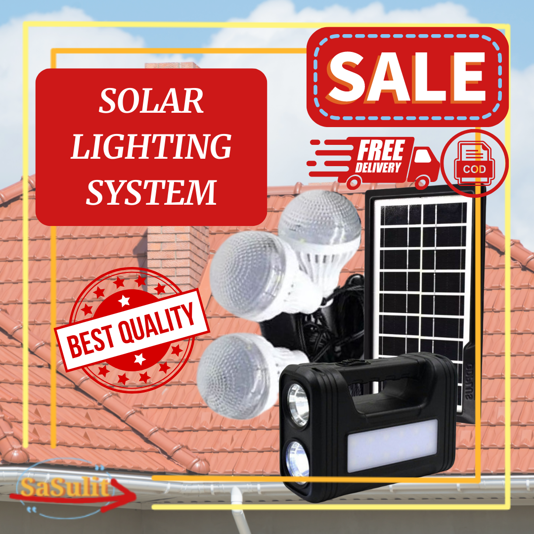 SaSulit Solar Light Charger Solar Kit with Battery Solar Panel