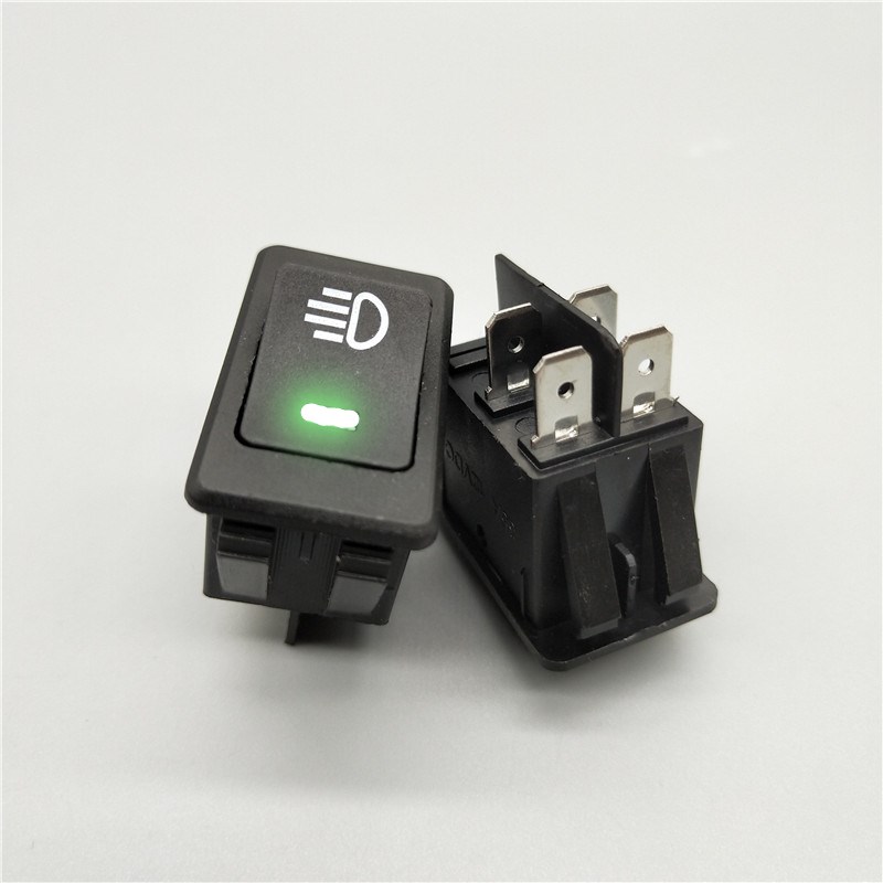 Automobile and Motorcycle Fog Light Switch LED ASW17D 12V 35A 4Pin