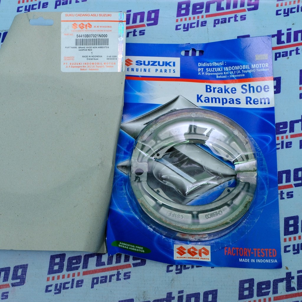 SGP BRAKE SHOE Suzuki Skydrive 125 Gixxer 150 Thunder 125 Hayate Step