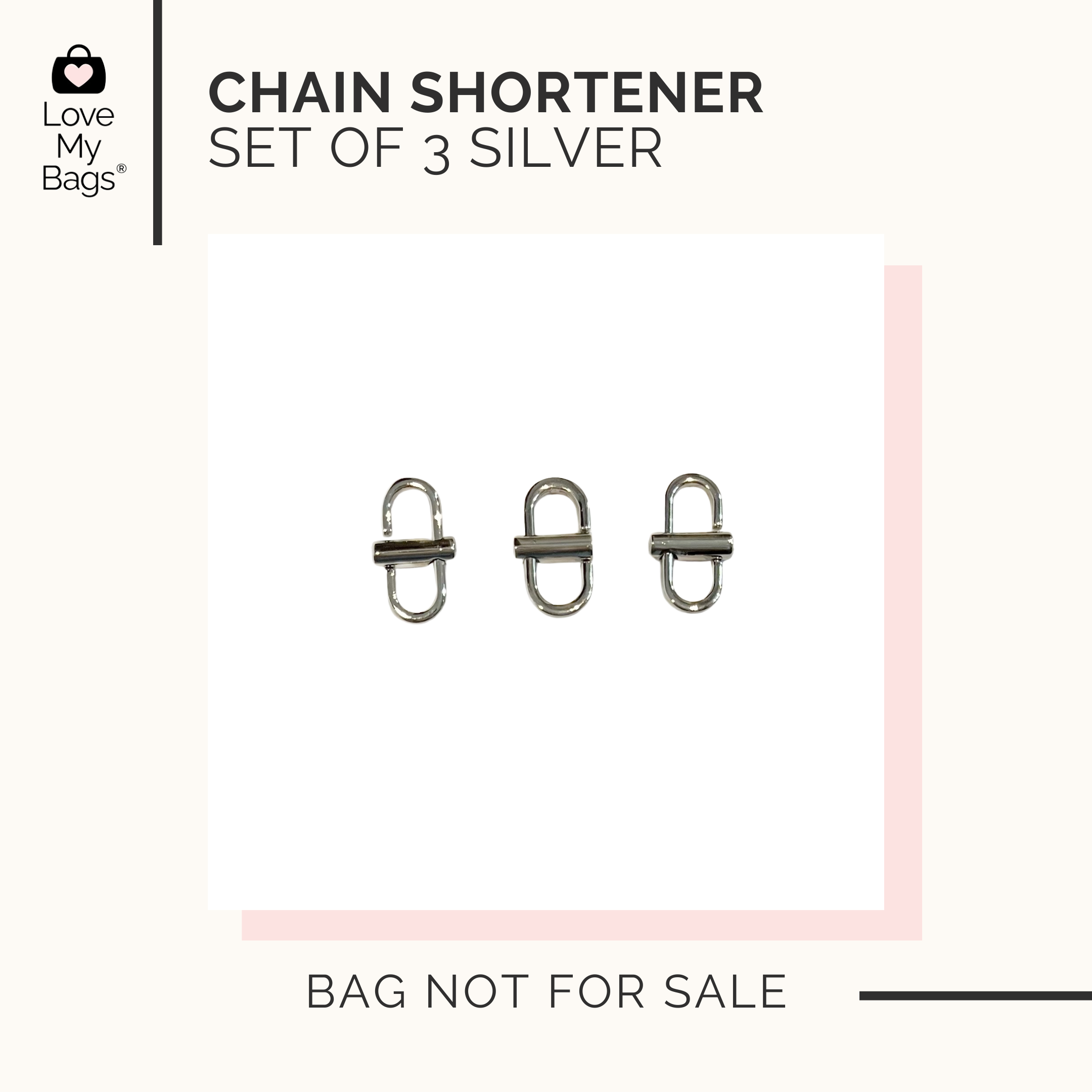 Love My Bags Chain Shortener accessory adjustment shorten length bag