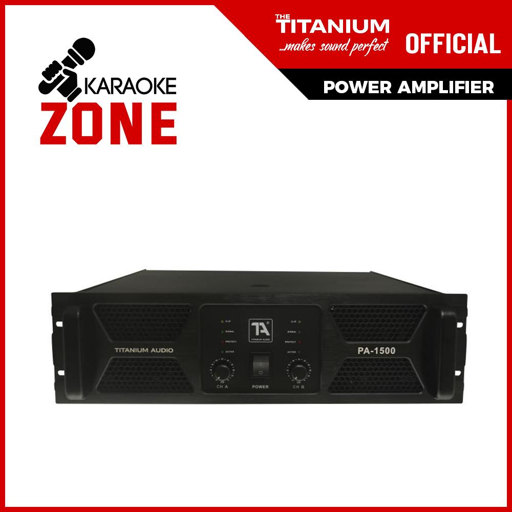 Professional Power Amplifier PA1500 Titanium Audio review and price