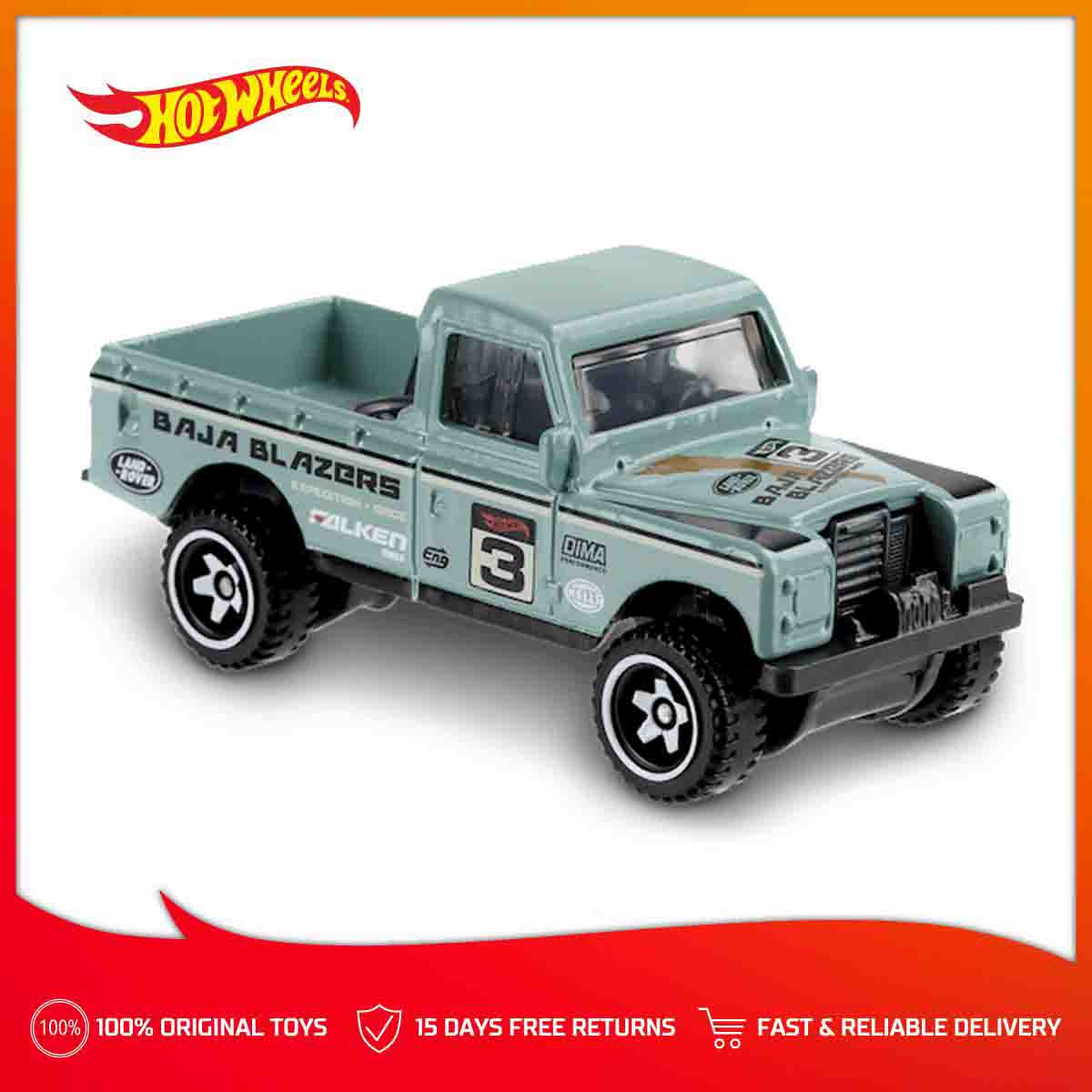 land rover series iii pickup hot wheels