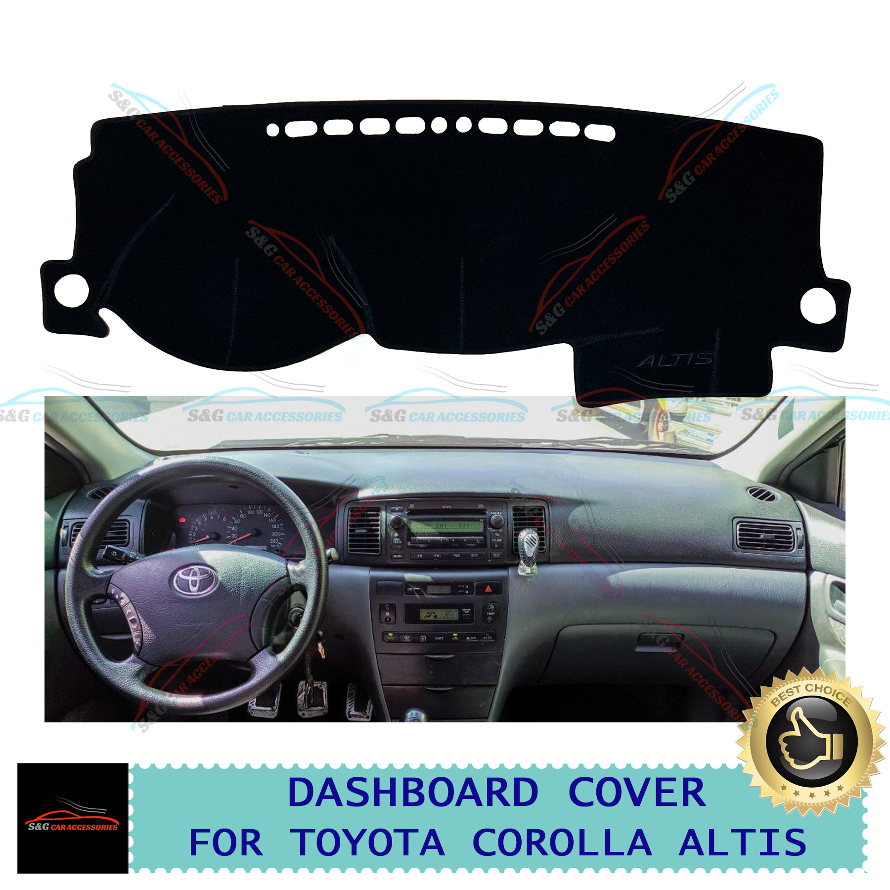 Toyota Corolla Altis 2001, 2002, 2003, 2004, 2005, 2006, 2007 High