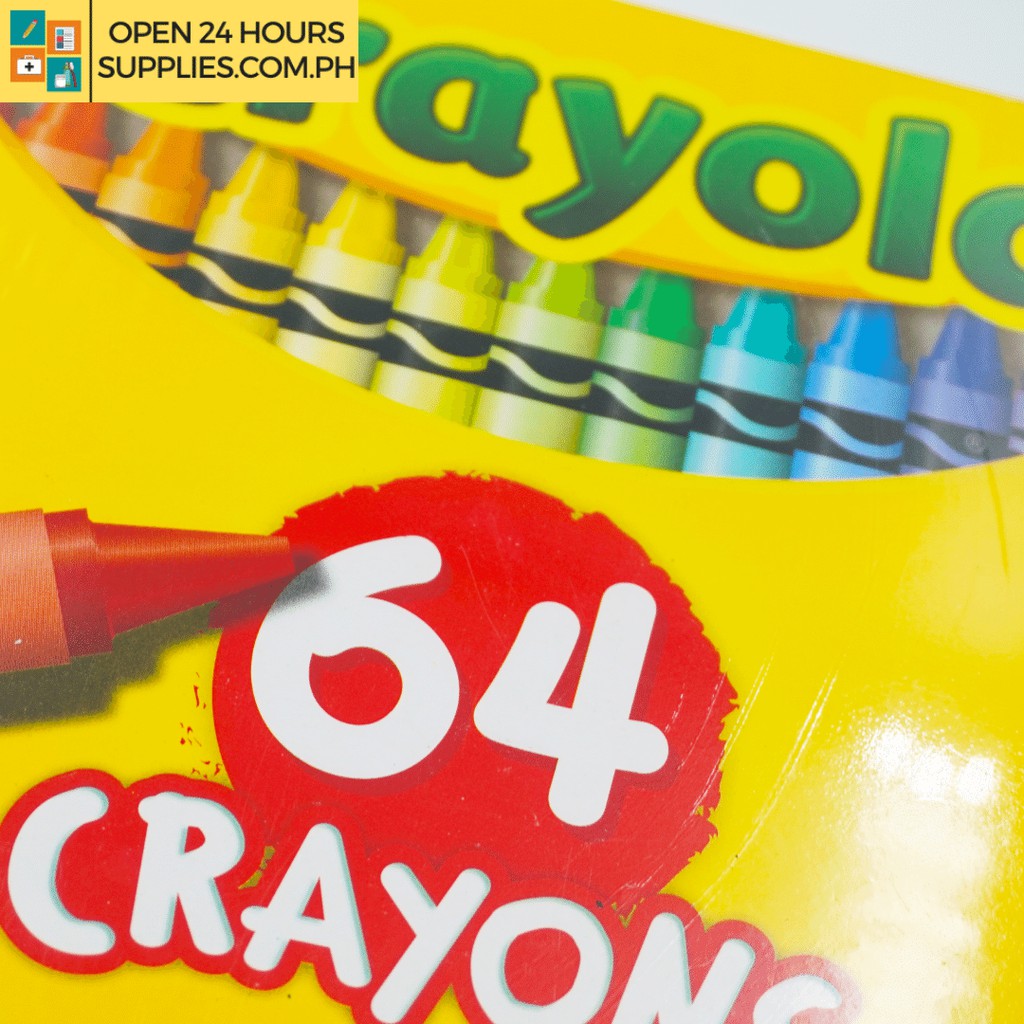 Crayola Crayons with Sharpener, 64 Crayons/Box (52-0064)