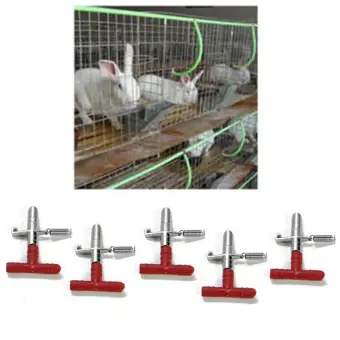 10pcs Nipple Waterer Drinkers Water Rabbit Guinea Pig Ferret Rat