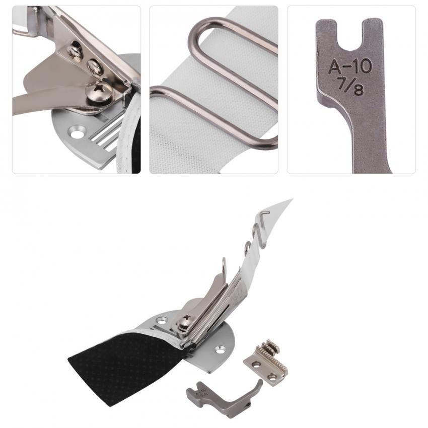 Industrial Sewing Machine Double Fold Angle Binder Binding Attachment