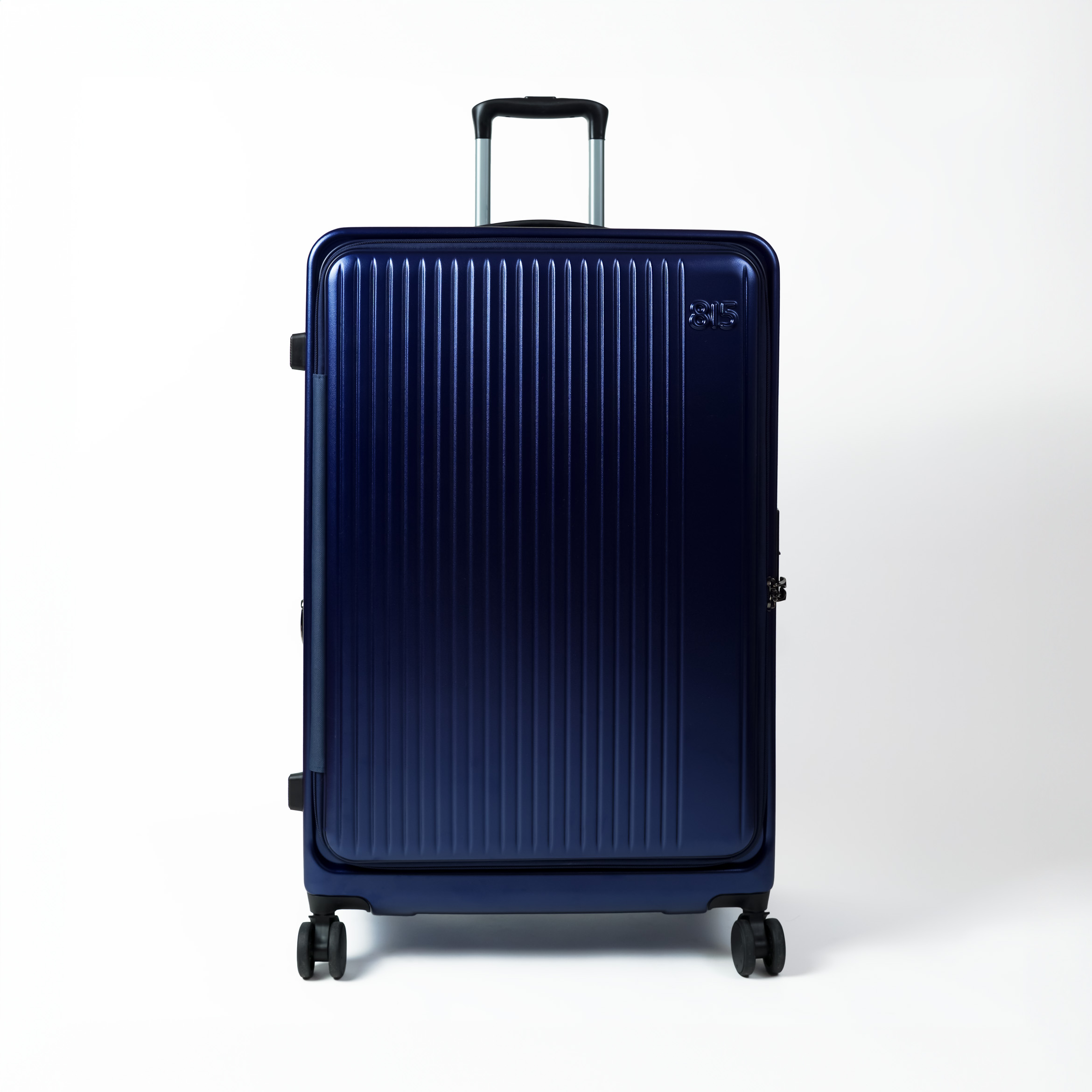 Alpha PC Hard Case Top Opening Front Access Luggage Suitcase