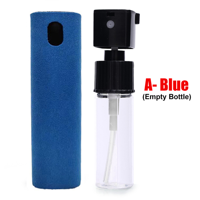 2 In 1 Phone Screen Cleaner Spray Computer Mobile Phone Screen Dust Remover Tool Microfiber Cloth for iPhone iPad Apple Polish
