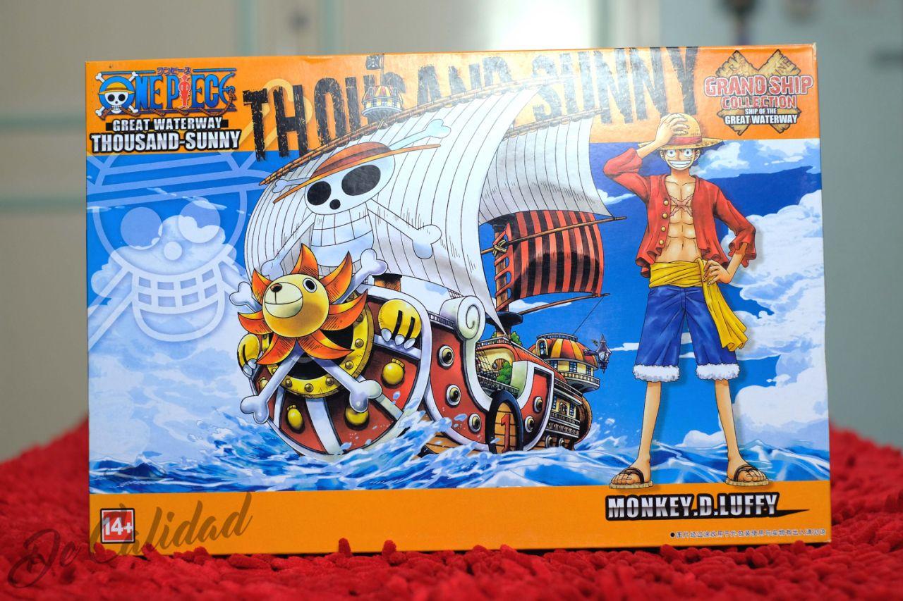 One Piece Thousand Sunny Straw Hat Pirate Ship Action Figure Assemble